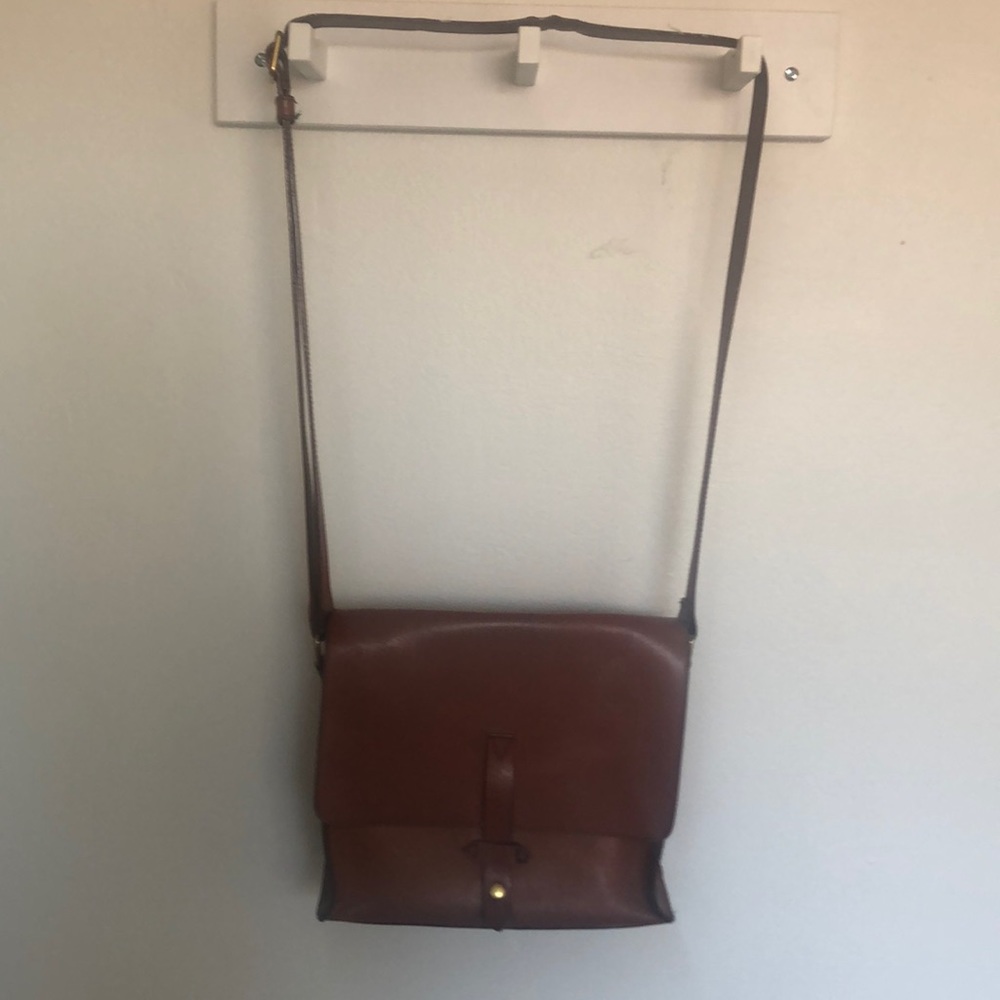 Cognac Satchel